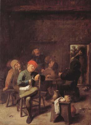 BROUWER, Adriaen Peasants Smoking and Drinking (mk08) oil painting image